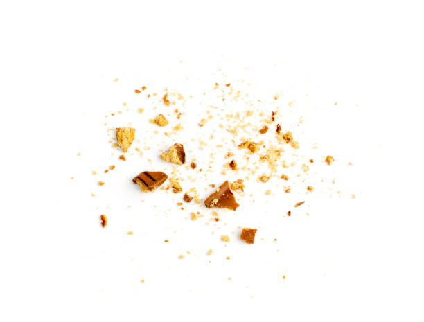 istock Crumbled Chocolate Chip Biscuits, Broken Butter Cookies 1293937229