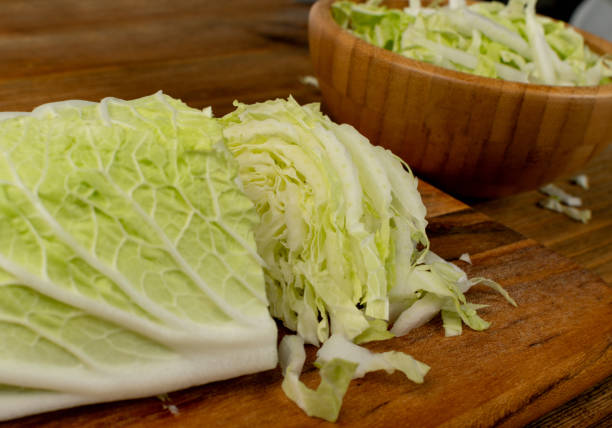 istock Whole Chinese Cabbage, Napa Cabbage or Wombok 1293937296
