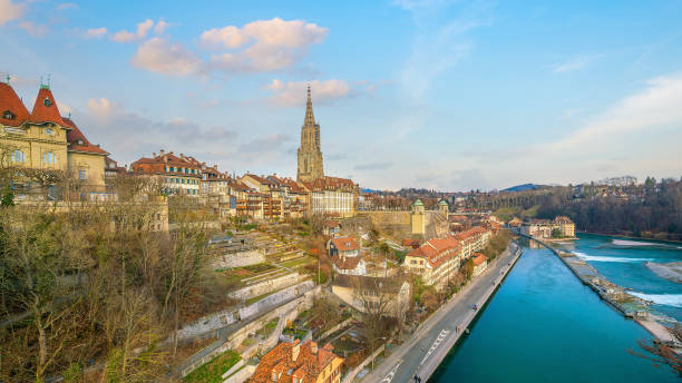 istock Bern city skyline, cityscape  in Switzerland 1293937614