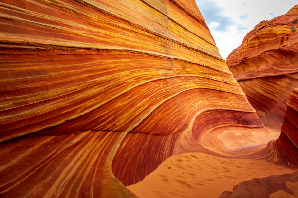 istock The Wave sandstone formation in Arizona 1293961365
