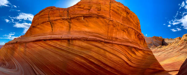 istock The Wave sandstone formation in Arizona 1293961515