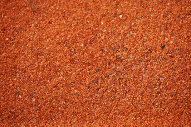 istock red orange and light copper color of ancient laterite wall 1293962759