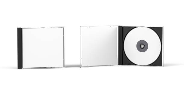 mockup de caso de cd - box white blank computer software fotografías e imágenes de stock
