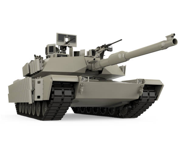 istock Military Tank Isolated 1293988774