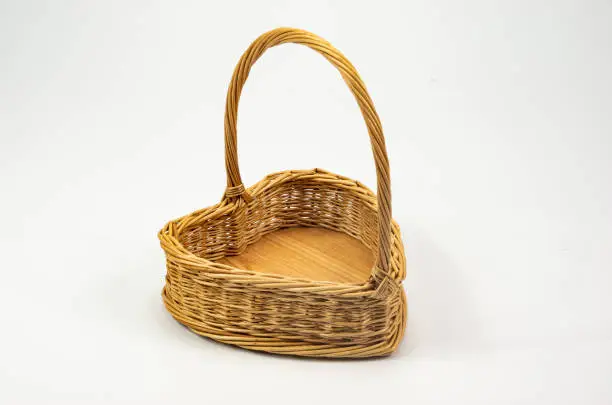 Wicker basket made by the master's hands, good job
