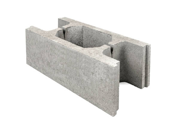 istock concrete formwork for the construction of the foundation. Architectural fasteners strengthening cement fencing isolated on white background 1293997794