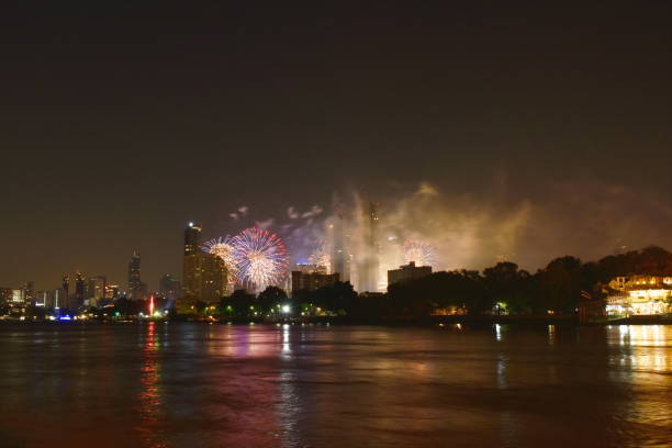 istock new year celebration fireworks on Cho Phraya river 1293999957