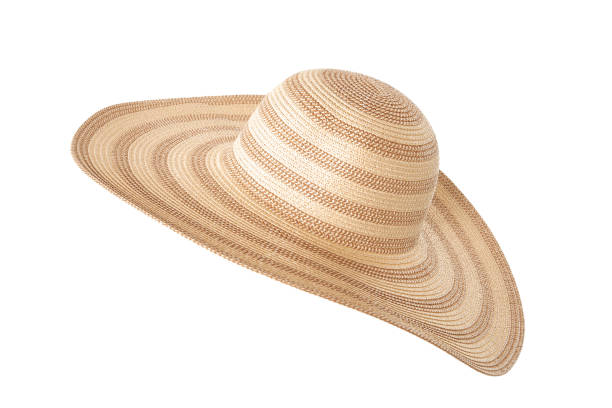 istock Female straw hat with dark bands 1294000237