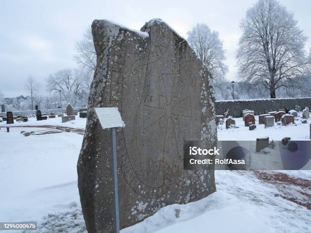 Runestone Stock Photo - Download Image Now - Runes, Ancient, Color Image