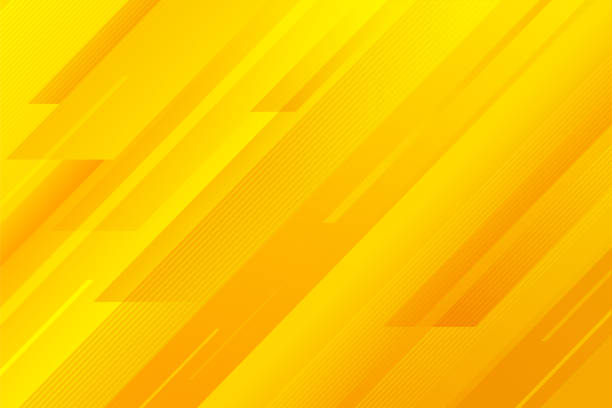 グラデーション背景に黄色いオレンジの縞模様の斜線を描いた抽象的なオデルン。 - techno backgrounds textured yellow点のイラスト素材／クリップアート素材／マンガ素材／アイコン素材