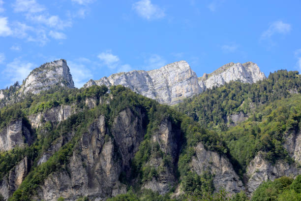 istock Mountain peaks in the Swiss Alps 1294003300