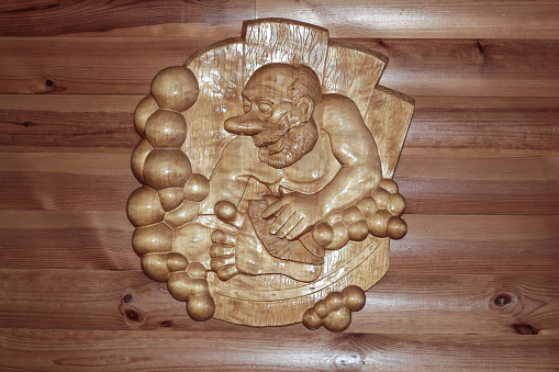 Small Buddha image or Amulet of Thailand  isolate on  white background.