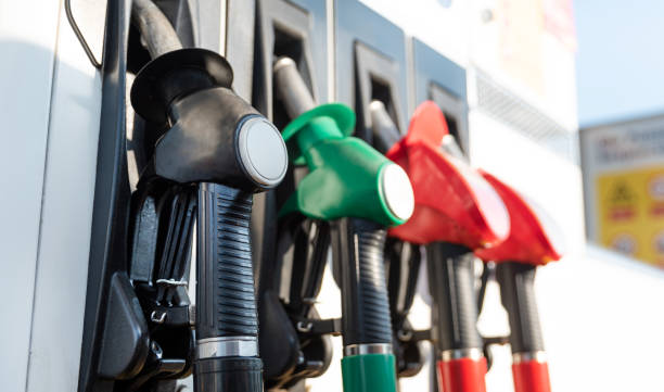 Petrol pump filling nozzles
