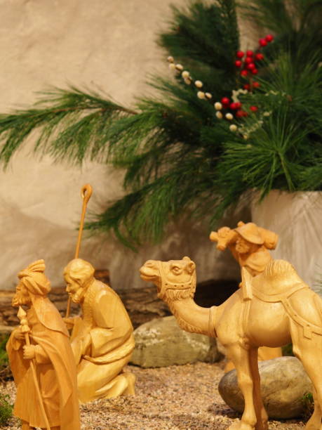 istock Christmas nativity scene made from models 1294019225