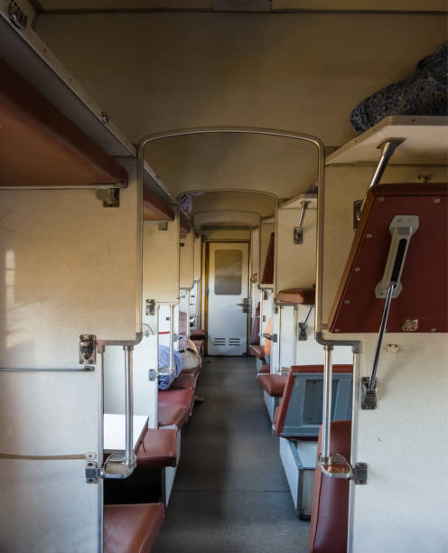 istock inside of empty railway carriage, closeup traveling scene 1294020370