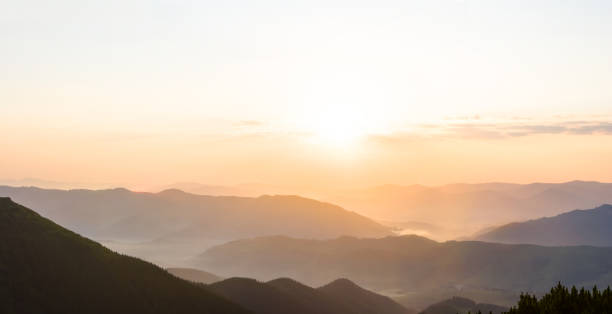 istock mountain ridge silhouette at the early morning 1294020384