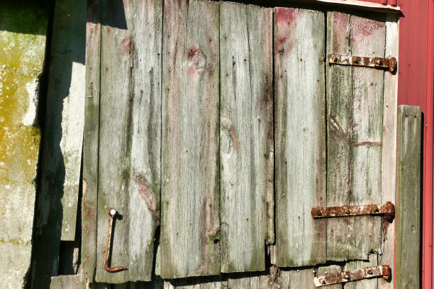 istock Top Half of Antique Barn Door 1294023184