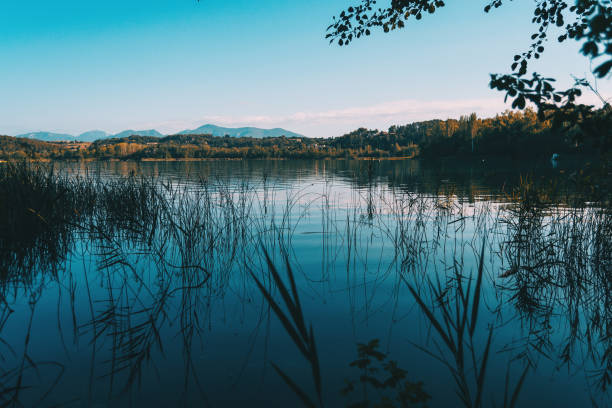 View of Banyoles Lake, in Gerona (Catalonia, Spain)