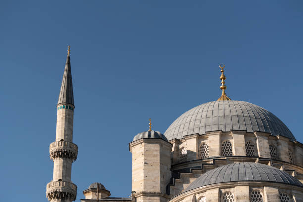 istock Mosque dome and minaret close-up, in Istanbul 1294041050