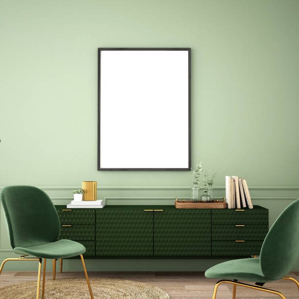 istock Interior in living room in contemporary style,3d illustration,3d rendering 1294041256