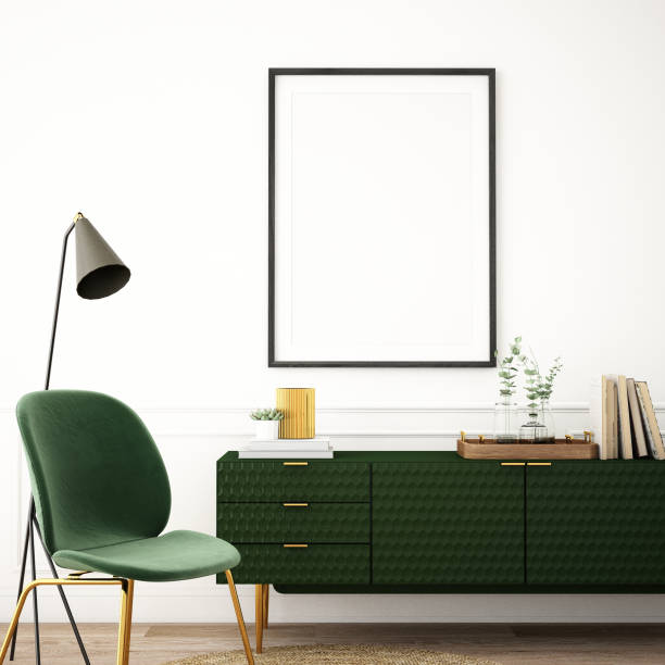 istock Interior in living room in contemporary style,3d illustration,3d rendering 1294042419