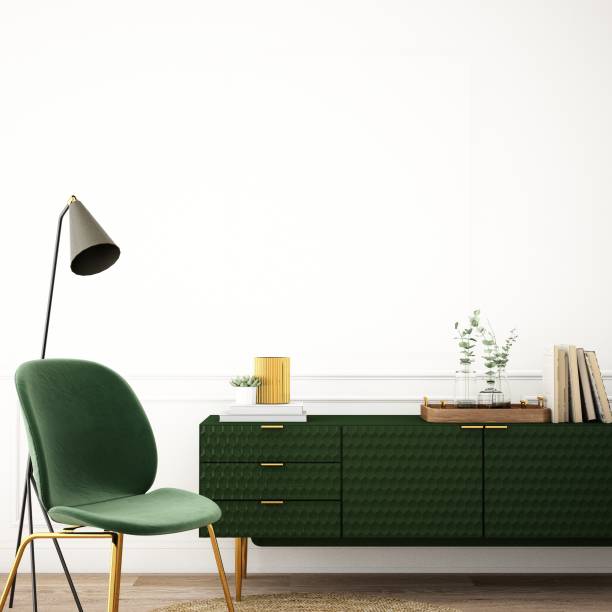 istock Interior in living room in contemporary style,3d illustration,3d rendering 1294043075