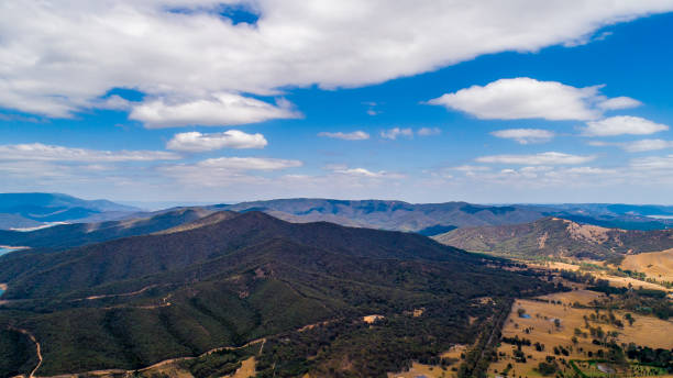 istock Beautiful clouds and mountain scenery against the blue sky 1294045142
