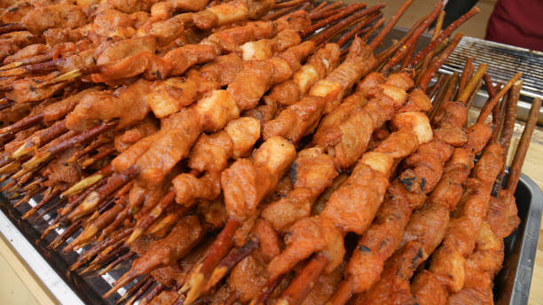 istock Homemade Chinese-style kebabs, new coronavirus, Covid-19, home quarantine 1294057476