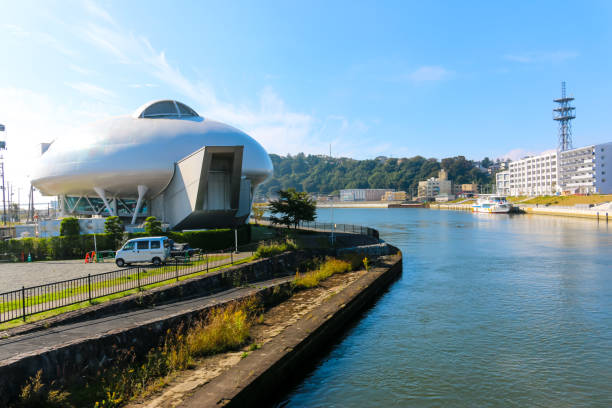 museu ishinomori manga em ishinomaki, prefeitura de miyagi - ishinomaki - fotografias e filmes do acervo