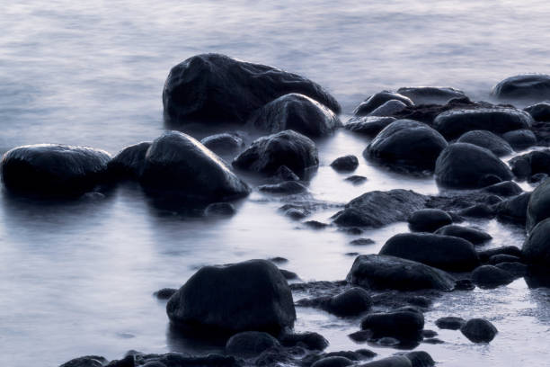 istock Long exposure of sea and rocks. 1294064946