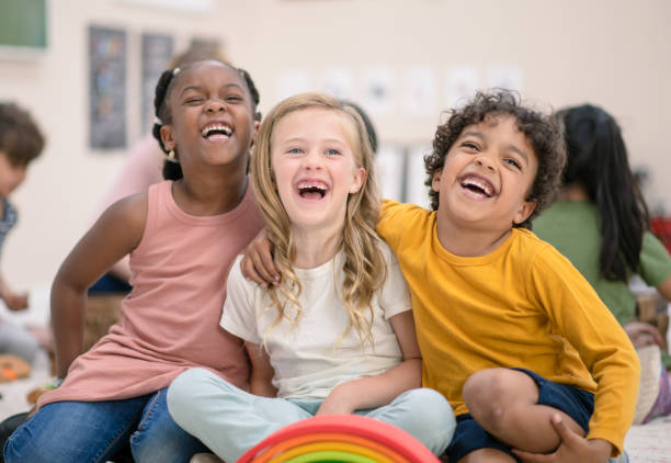 istock Preschool children happy together 1294067947