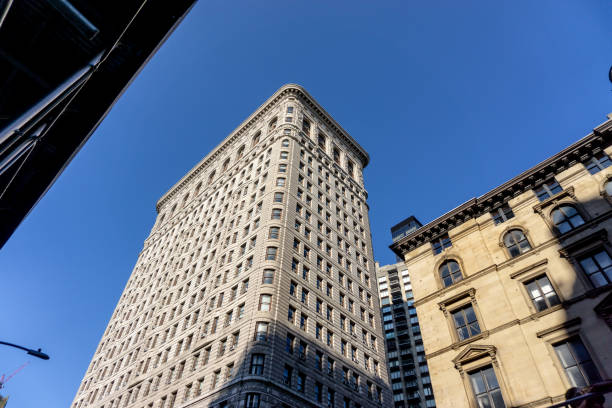 istock Flatiron Building, that is popular site to sightseeing in New york 1294068352