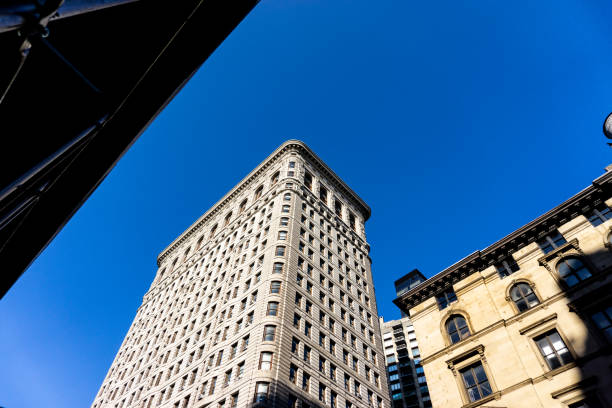 istock Flatiron Building, that is popular site to sightseeing in New york 1294068364