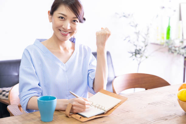 istock young asian women ,schedule book 1294069797