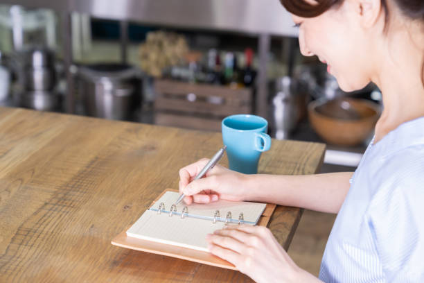istock young asian women ,schedule book 1294069867