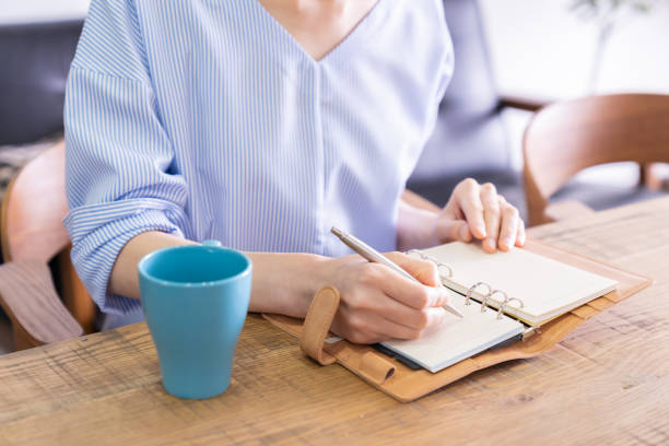 istock women ,schedule book, business, hands 1294069869