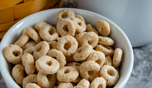 istock Dry Oat Cereal in Bowl 1294071976