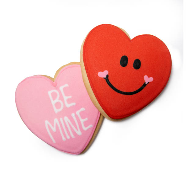 istock Valentines Day Heart Shape Cookies Isolated on a white background 1294076023