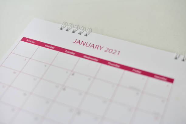 istock Calendar 2021 in planning concept. 1294080354