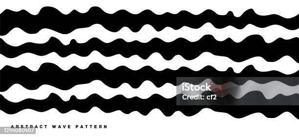 Vector Pattern Material With Irregular Wave Pattern Stock Illustration ...