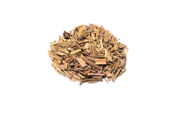 istock Organic dried lemongrass heap on white background 1294090139