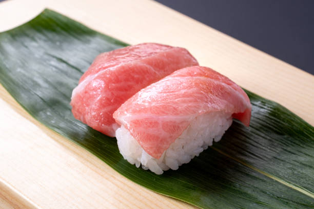 istock two sushi of raw tuna:sushi tuna 1294106917