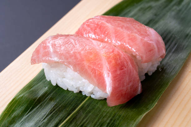 istock two sushi of raw tuna:sushi tuna 1294106974