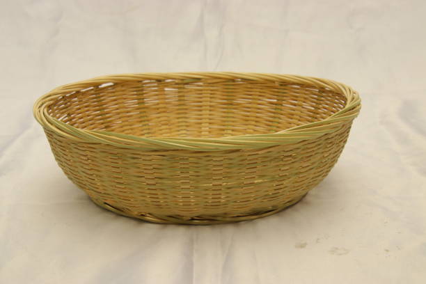 istock A woven wicker basket. Fruit Basket. Home table decoration 1294110564