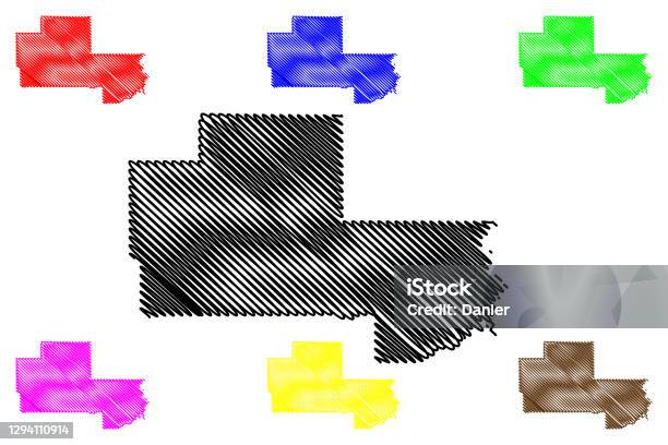 America Map Using Clay Clay County Mississippi Map Vector Illustration Scribble Sketch Clay ...