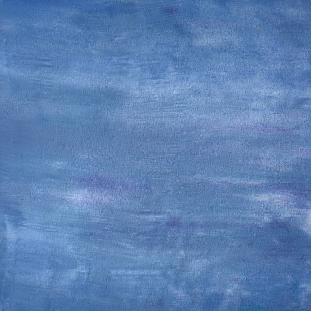 istock Cornflower blue art background. Smooth acrylic paint transition. Abstract square painting. 1294111851