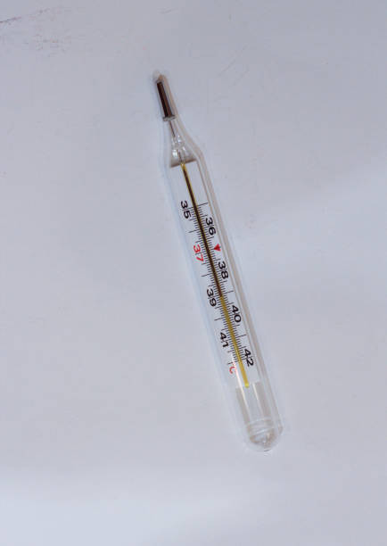 istock thermometer with temperature 39 on white background 1294113746