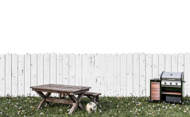 istock white fence isolated on white 1294122933