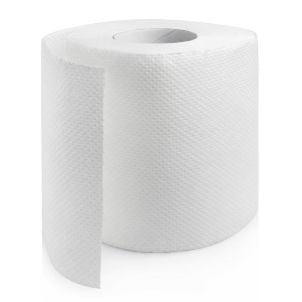 istock Toilet paper roll on white 1294136949
