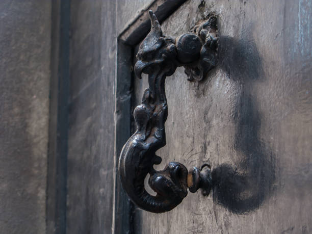 istock antique door knocker, Bergamo, Italy 1294138859